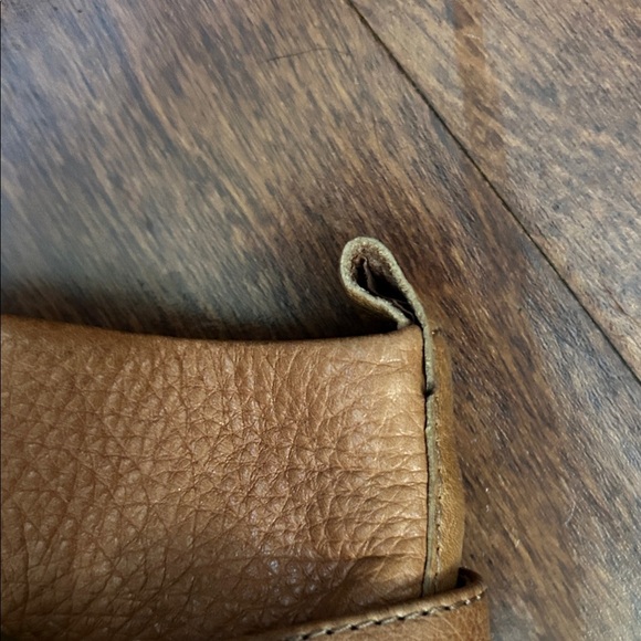 Vince Camuto Marcin Tan Pebbled Distressed Leather Studded Ankle Boots, Size 9.5 - Picture 10 of 16